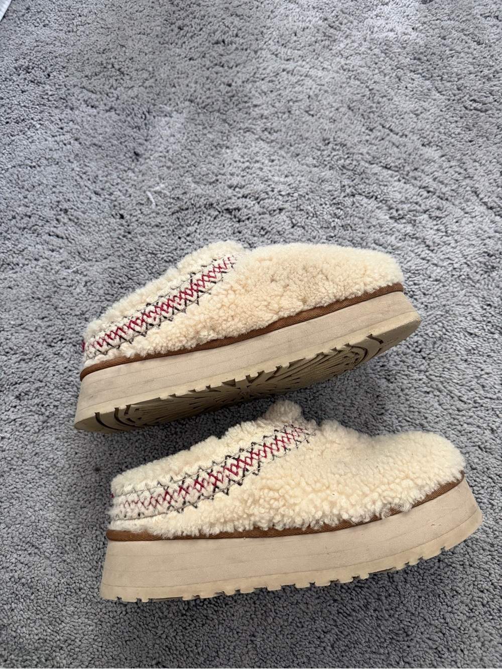 Sherpa Ugg Platform Slippers